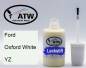Preview: Ford, Oxford White, YZ: 20ml Lackstift, von ATW Autoteile West.